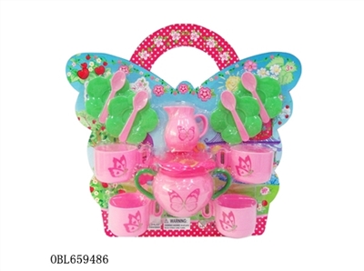 Suction plate tea set - OBL659486