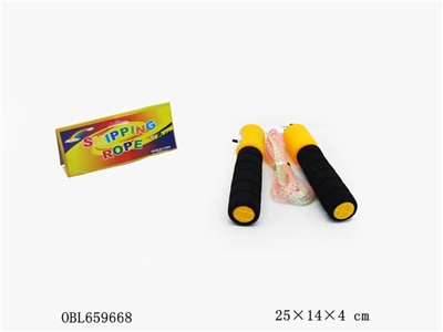 With the counter The sponge handle colorful rope skipping - OBL659668
