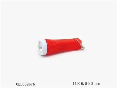 带匙扣实色方筒LED灯手电筒 - OBL659676