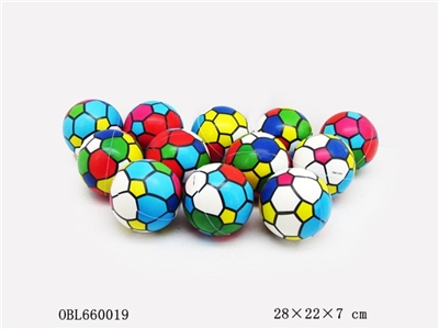 12 pack 3 inch PU football - OBL660019