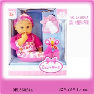 16 inch cotton body doll (with 12 sound IC) (three AG13 button batteries) - OBL660244