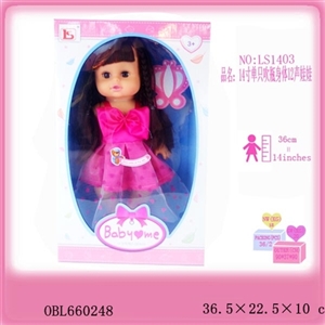 14 inches of bottle body doll (with 12 sound IC) (three grain of AG13 button batteries) - OBL660248