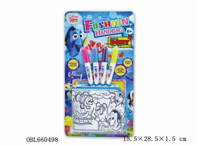 Finding nemo DIY blue purse that can be washed pen (4 color) - OBL660498