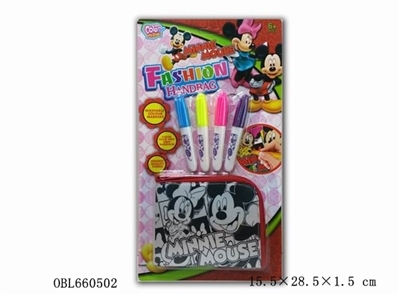 DIY red mickey purse that can be washed pen (4 color) - OBL660502