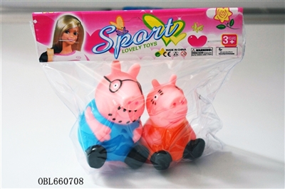 Evade glue pig dad and evade glue a mother pig named pig - OBL660708