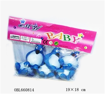 六只搪胶小睡的小海豚 - OBL660814
