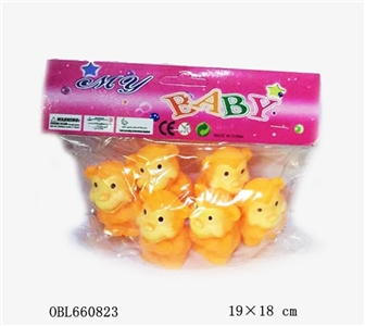 六只搪胶小猴子 - OBL660823