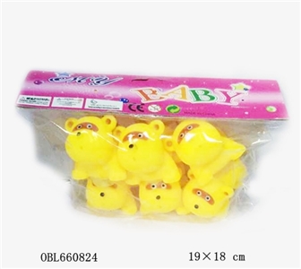 六只搪胶小熊 - OBL660824
