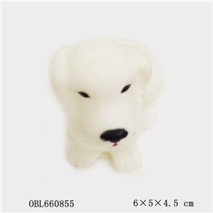 浴室戏水动物小白狗 - OBL660855