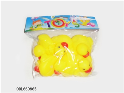 搪塑鸭子六只装 - OBL660865