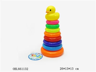 Rhubarb duck ring round 8 layer design - OBL661132