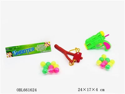 Solid color table tennis gun with a slingshot - OBL661624