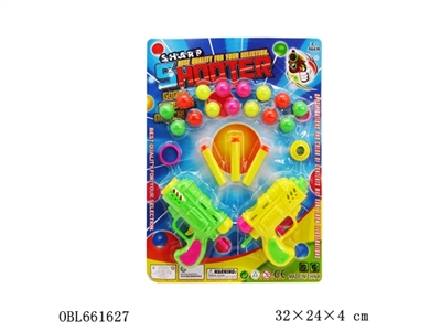 Solid color table tennis gun with soft play ball - OBL661627