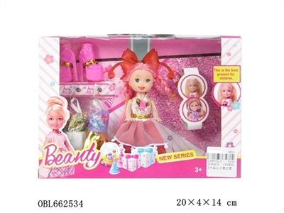 Three inches of solid body kelly princess with clothing accessories - OBL662534