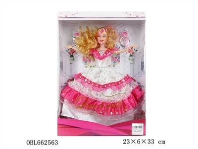 High quality 11.5 -inch real princess wedding dress - OBL662563