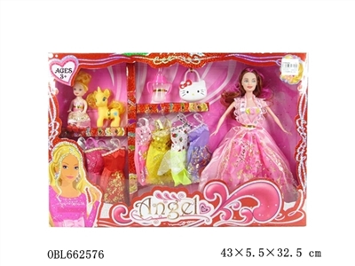 High quality ray big boxes of 11.5 inches of solid body dress barbie with fitting clothes - OBL662576