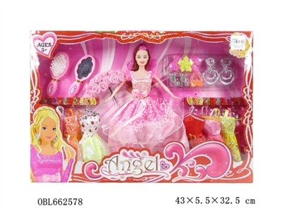 High quality ray big boxes of 11.5 inches of solid body dress barbie with fitting clothes - OBL662578