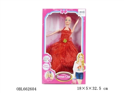 High quality 11.5 -inch real princess wedding dress - OBL662604