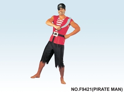 Male pirates dress suit - OBL662900