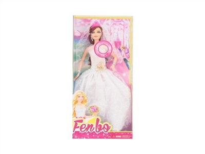 Three conventional 11.5 -inch joint music lights bride a barbie doll - OBL662960