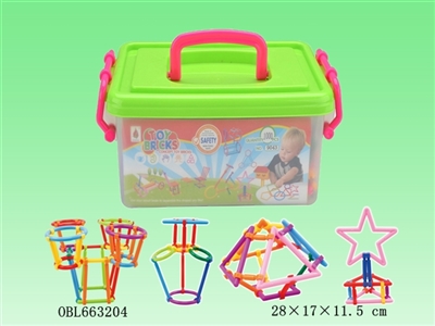聪明棒积木中收纳盒1000PCS(中、英文包装） - OBL663204