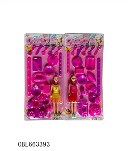Suction plate tableware with dolls - OBL663393