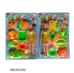 Suction plate tableware with dolls - OBL663394
