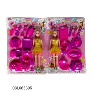 Suction plate tableware with dolls - OBL663395