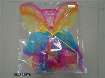 Butterfly wings with skirt Angel good hair clips - OBL663576