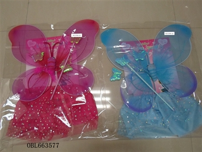 Butterfly wings with skirt Angel good hair clips - OBL663577