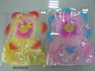 Sunflower wings with skirt Angel good hair clips - OBL663579