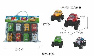 8 paragraph 4 color back in cartoon suvs - OBL664119