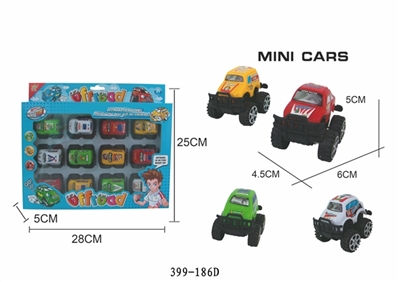 8 paragraph 4 color back in cartoon suvs - OBL664121