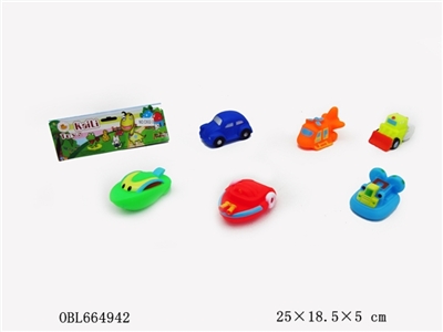 6只庄搪塑交通工具 - OBL664942