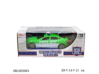 1：18特斯拉4通遥控警车27MHZ - OBL665063