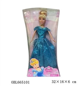 The original Disney cartoon version 11 inches and a half solid body connected Cinderella - OBL665101