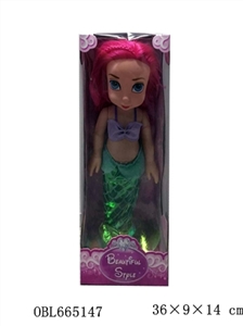 Historical Disney cartoon characters 16-inch empty handed music mermaid princess - OBL665147