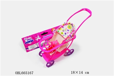 Live donkey work foot plastic pigs younger sister take a baby cart - OBL665167