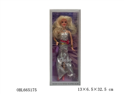 High-grade PVC box 11 inches and a half solid body bent hands and eyes jie MAO fashion barbie - OBL665175
