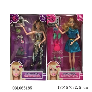 Twelve inches joint fashion real barbie with accessories - OBL665185