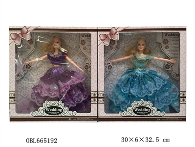 High-end wedding Sally gift box 12 inch solid body joints barbie - OBL665192