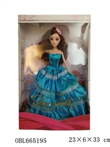 High-grade dress skirt 11 inches and a half real 3 d true eyes green barbie - OBL665195