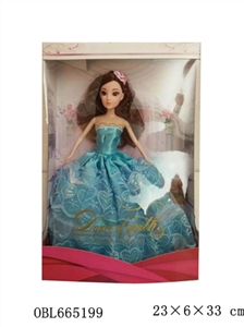 High-grade dress skirt 11 inches and a half real 3 d true eyes green barbie - OBL665199