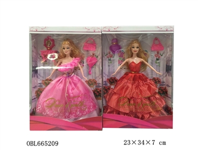 High-end wedding Sally gift box 11 inches and a half barbie wore jewelry 2 or more conventional - OBL665209