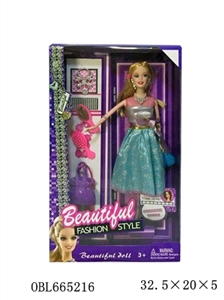 Eleven inches and a half solid body conjoined high quality fashion barbie - OBL665216