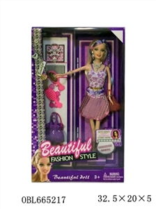 Eleven inches and a half solid body conjoined high quality fashion barbie - OBL665217