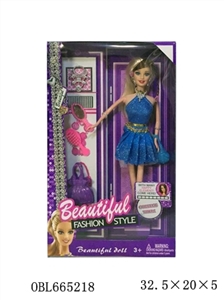 Eleven inches and a half solid body conjoined high quality fashion barbie - OBL665218