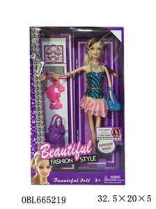 Eleven inches and a half solid body conjoined high quality fashion barbie - OBL665219