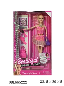 Eleven inches and a half solid body conjoined high quality fashion barbie - OBL665222