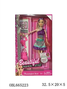 Eleven inches and a half solid body conjoined high quality fashion barbie - OBL665223